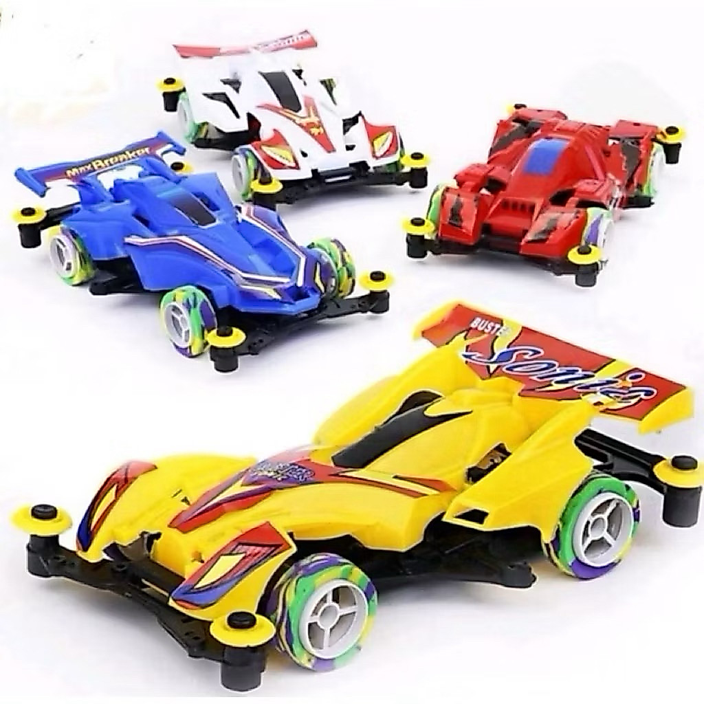 MAINAN TAMIYA ISI 4 WARNA RANDOM TRACK RACING PULLBACK