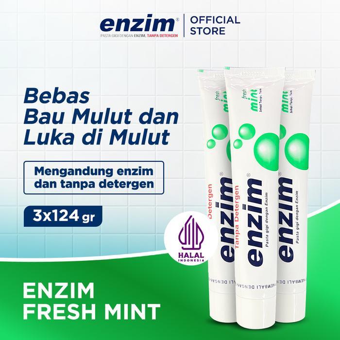 ENZIM FRESH MINT 124 GR - 3 pcs
