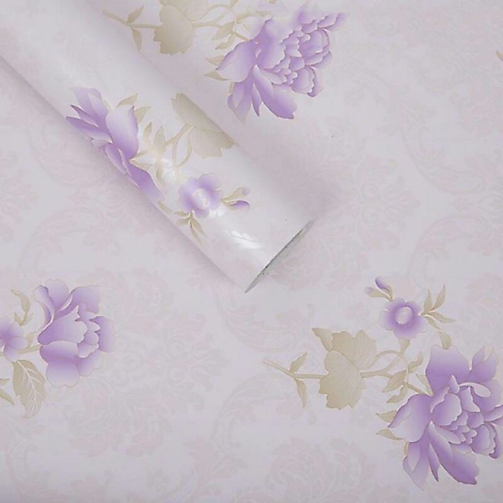 CODE DI TEMPAT WALPAPER SETIKER DINDING BATIK ROS UNGU