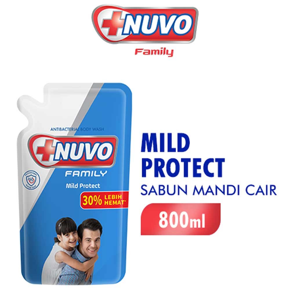 NUVO SABUN KESEHATAN CAIR MILD PROTECT 825/800mL