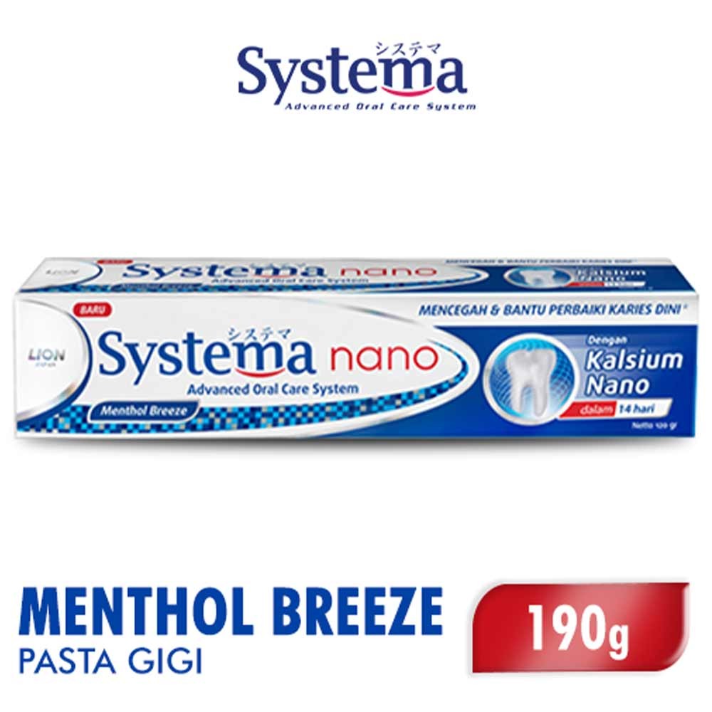 SYSTEMA PASTA GIGI MENTHOL BREEZE 190g