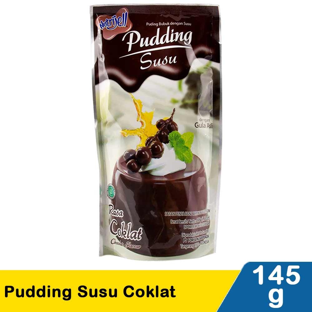 NUTRIJELL / AR PUDDING SUSU COKLAT 145g