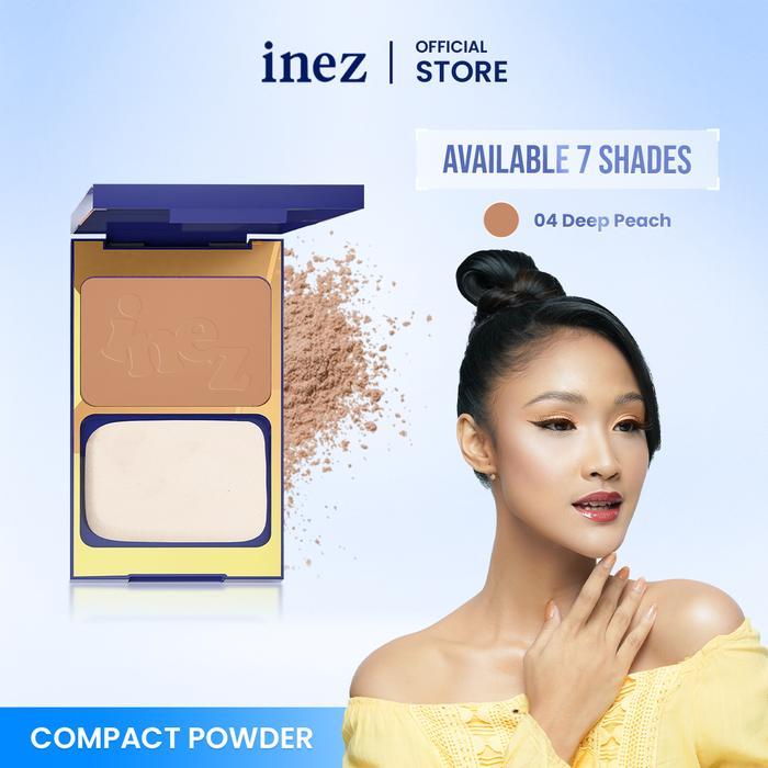 Inez Contour Plus Compact Powder - Deep Peach 04