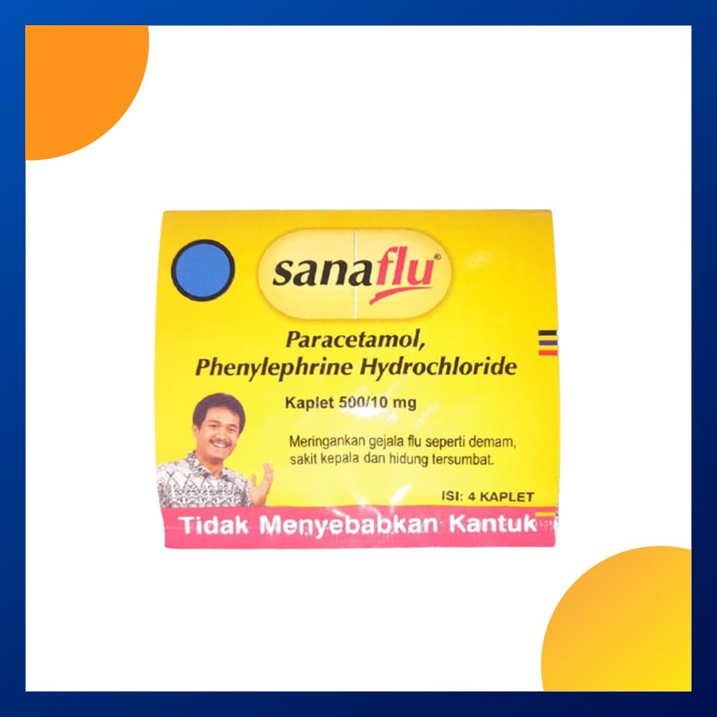 SANAFLU 1 STRIP @ 4 KAPLET