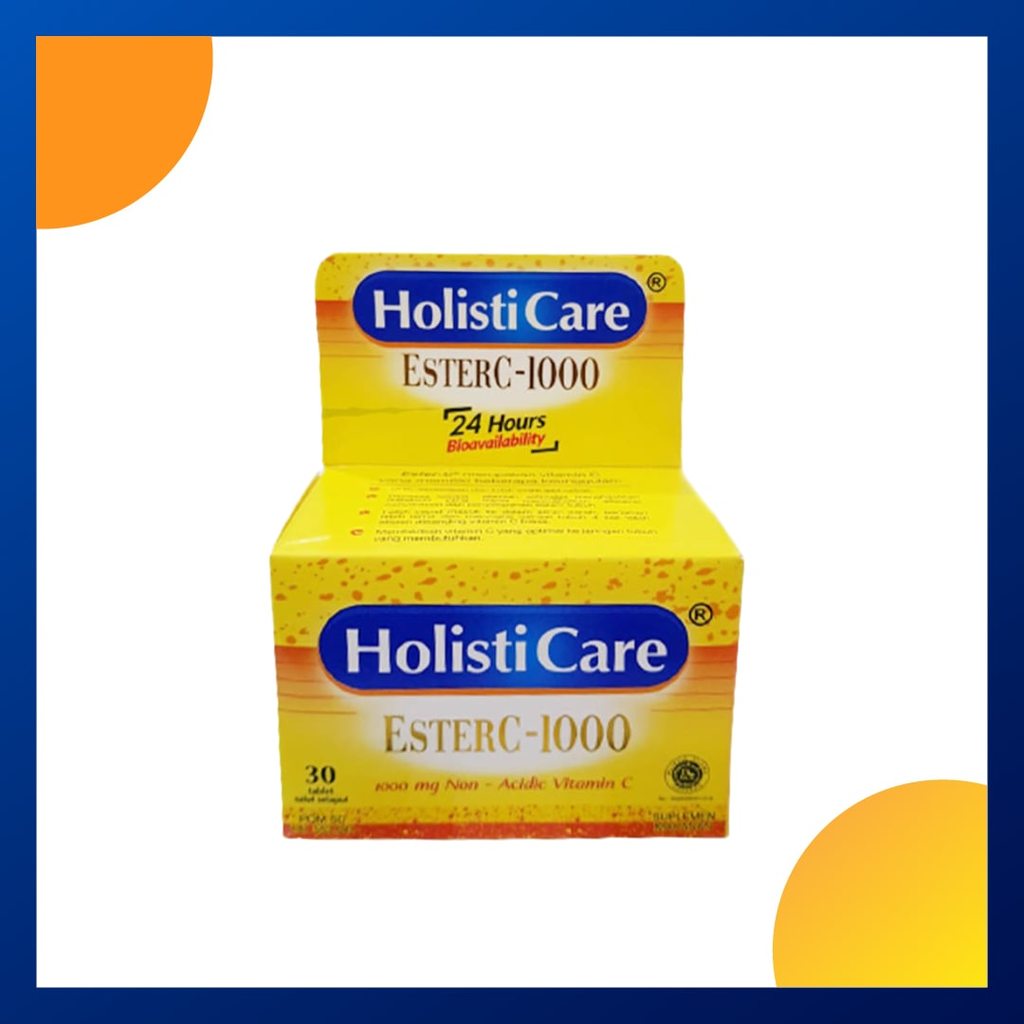 Holisticare Ester C-1000 Botol 30 Tablet