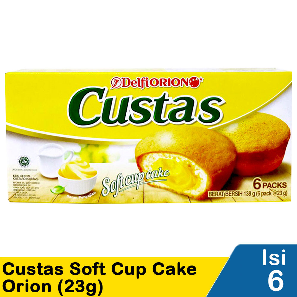 DELFI CUSTAS SOFT CUP CAKE ORION  6x23g