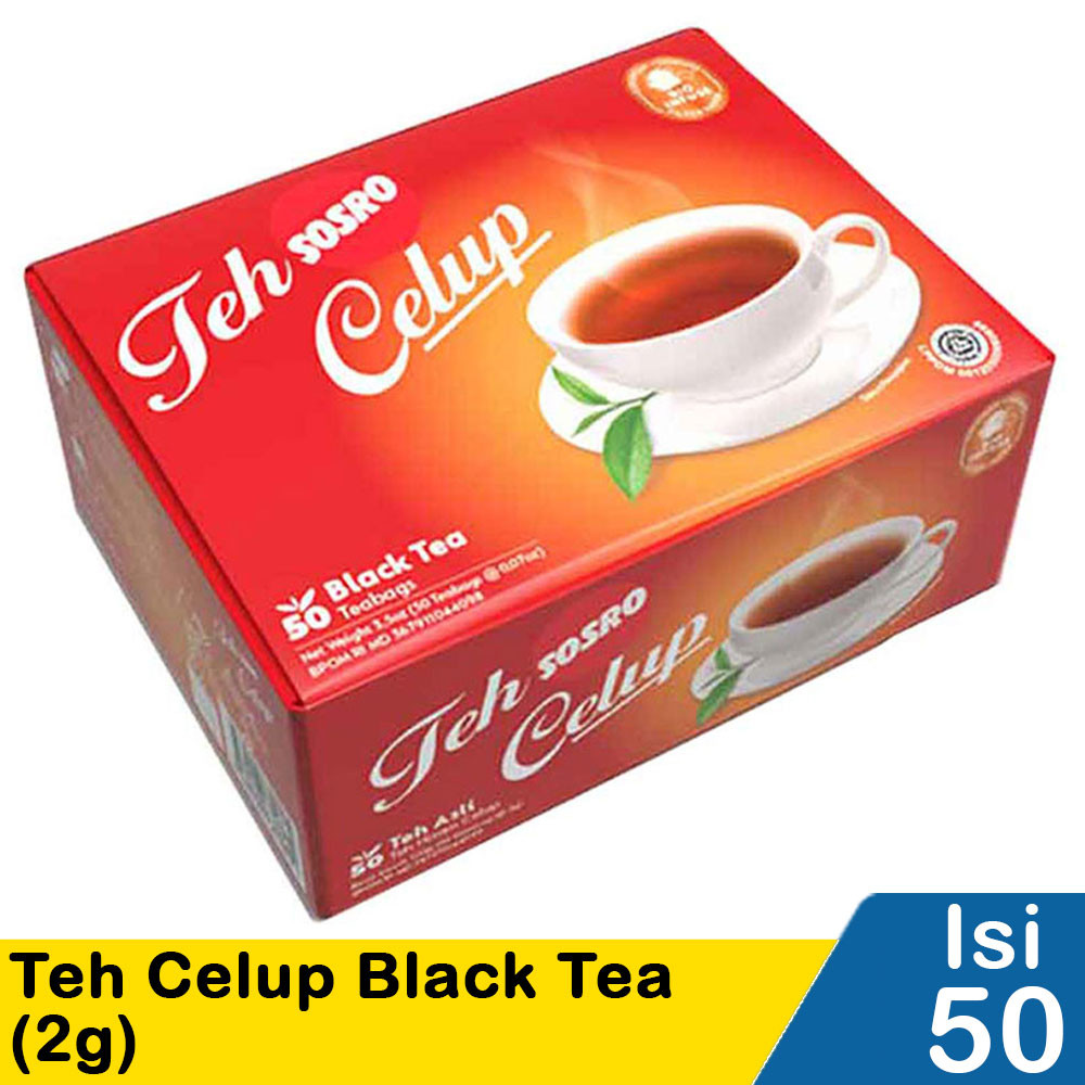 SOSRO TEH CELUP BLACK TEA 50X2g