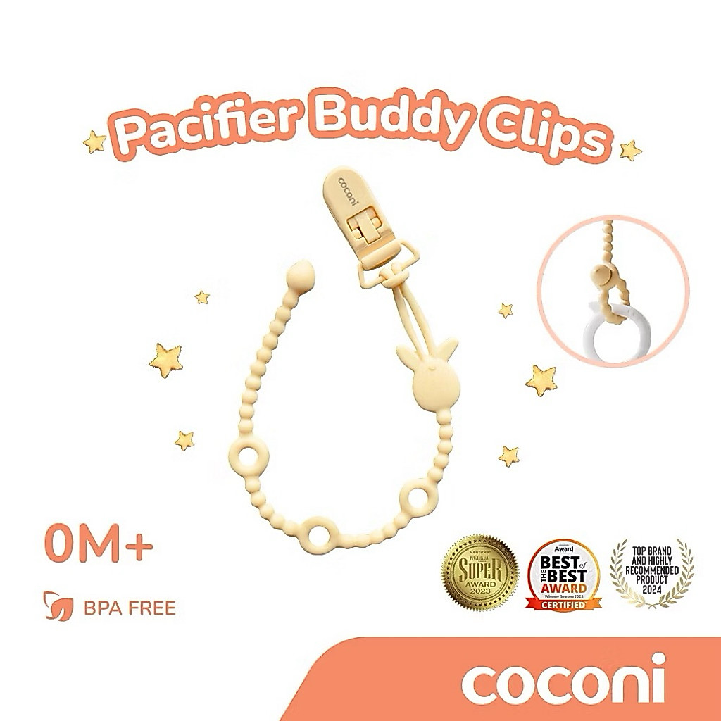 COCONI PACIFIER BUDDY CLIPS | SNI | PACIFIER CLIPS