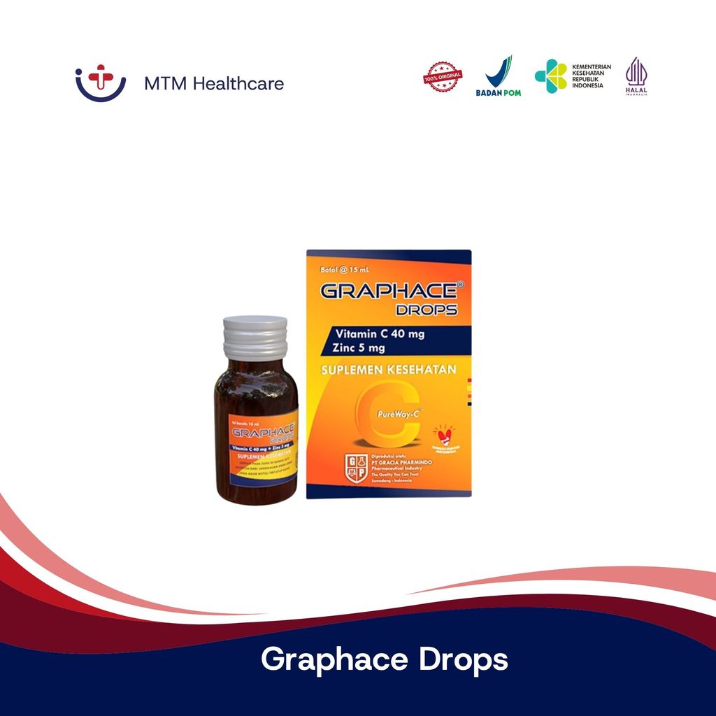 Graphace Drops Isi 15ML Vitamin Suplemen
