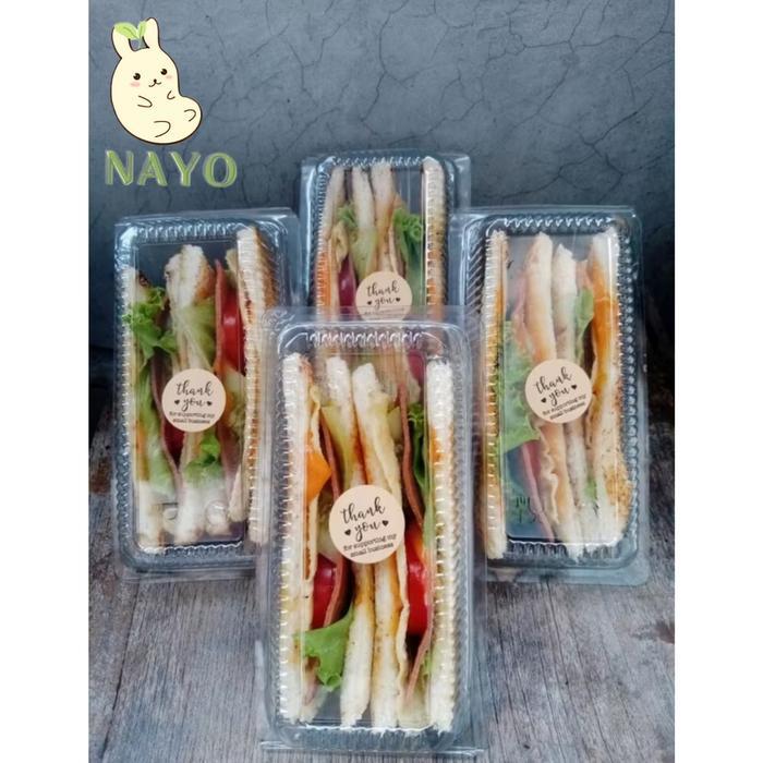 Mika sandwich segitiga (50 pcs)