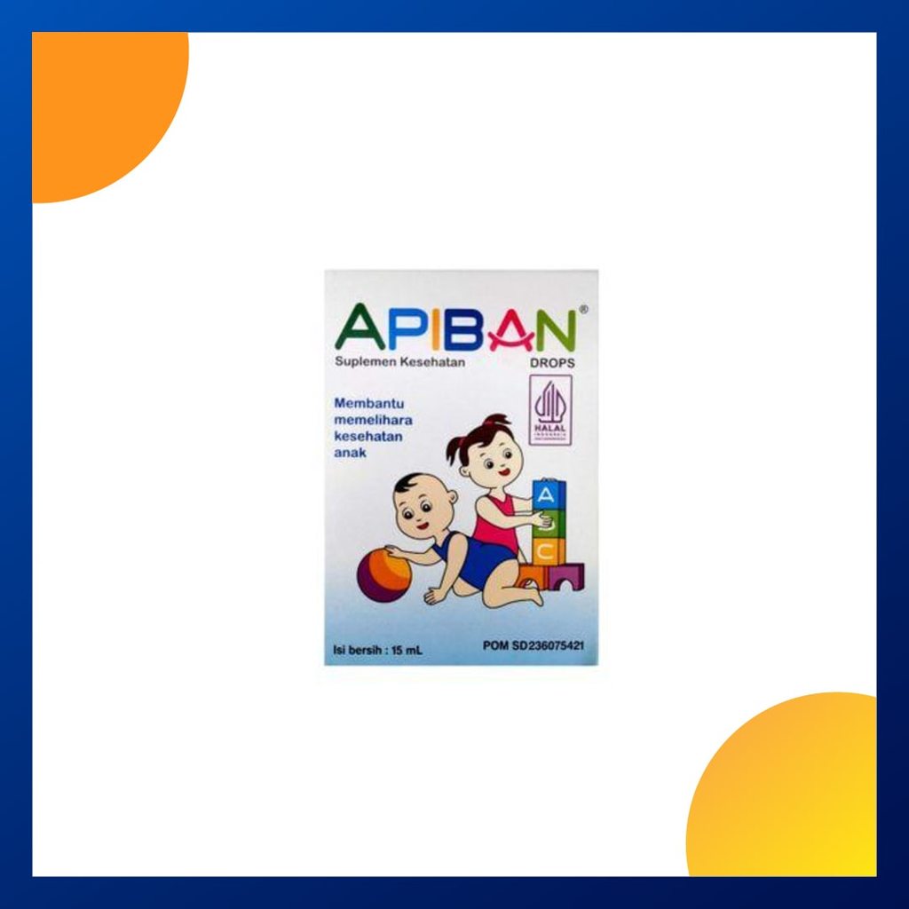 Apiban Drops Botol Isi 15 Ml