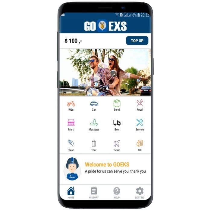 Flashdisk + Aplikasi Mirip GOJEK Android + Source code Website Admin