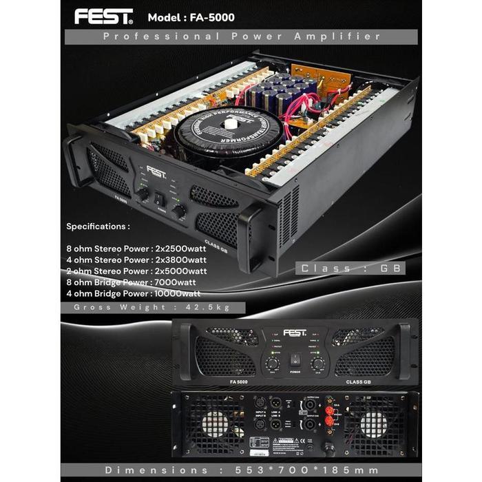 POWER FEST FA5000 FA 5000 CLASS GB