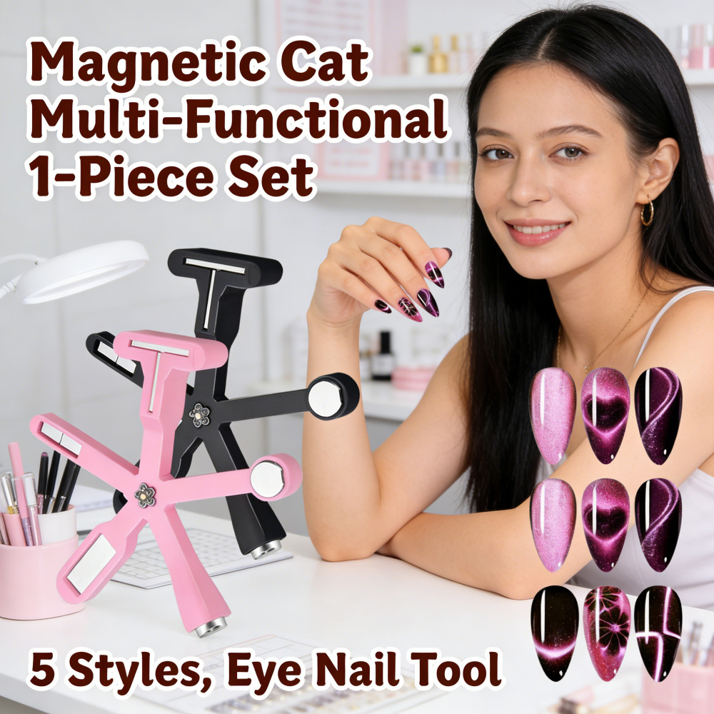 Creating Magnetic Eye Nail Tool Set 5 Styles For Cat Decor Multi-Functional