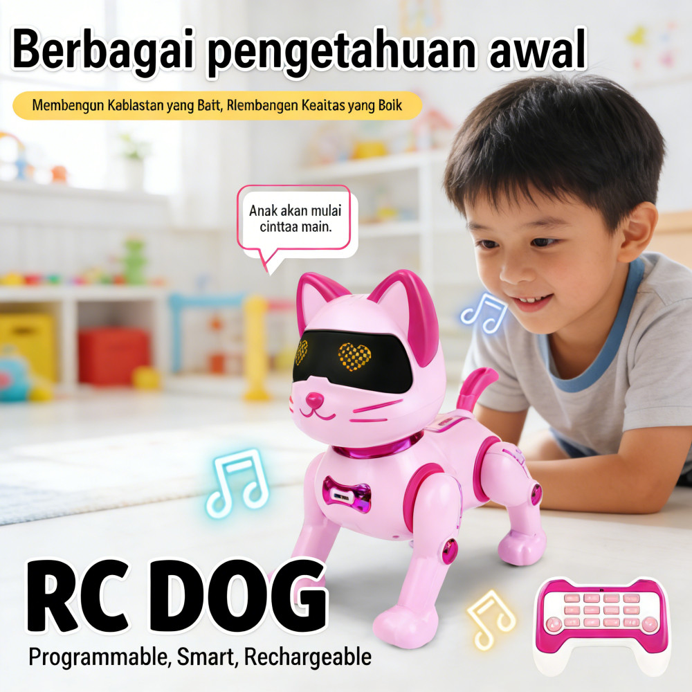 Smart Remote Control Electric Dog Technology Stunts Programming Toys Simulation Robot Puppy