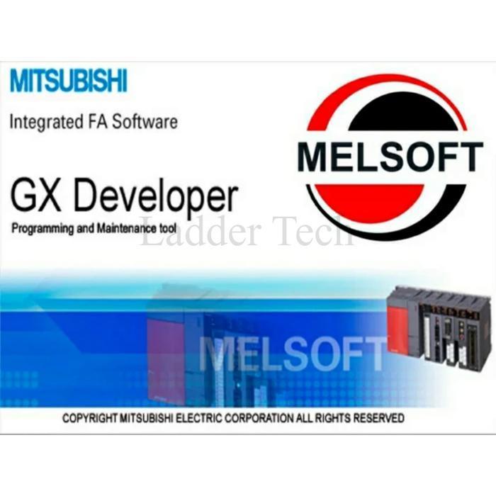 Software PLC Mitsubishi GX Developer V8.91 + Gx Simulator