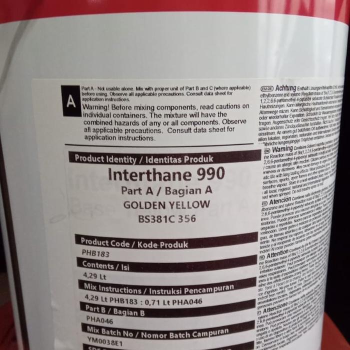 Interthane 990 PHB183 - Golden Yellow