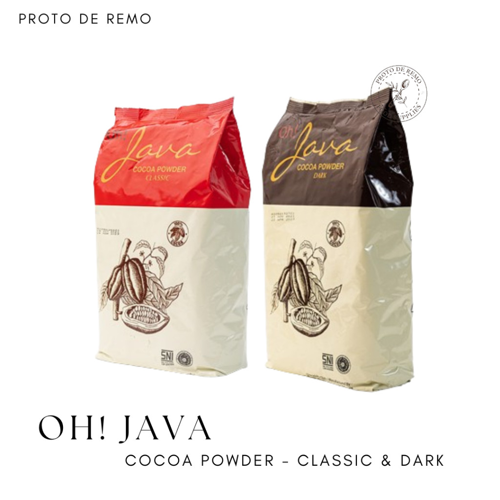 OH! Java Cocoa Powder | Coklat Kakao Bubuk - Classic & Dark Cocoa