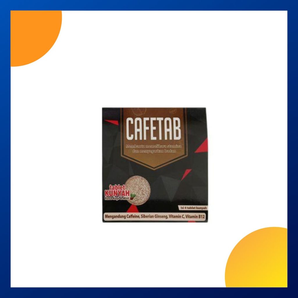 Cafetab Strip 4 Tablet Kunyah
