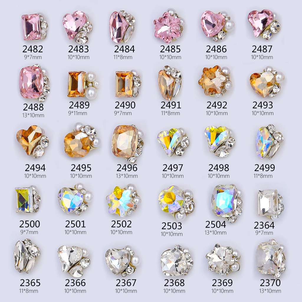 IAMNECA Charm 5pcs - 3D Stacked Diamond