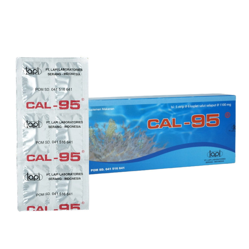 CAL-95 SUPLEMEN TULANG 1 STRIP 6 CAPLET