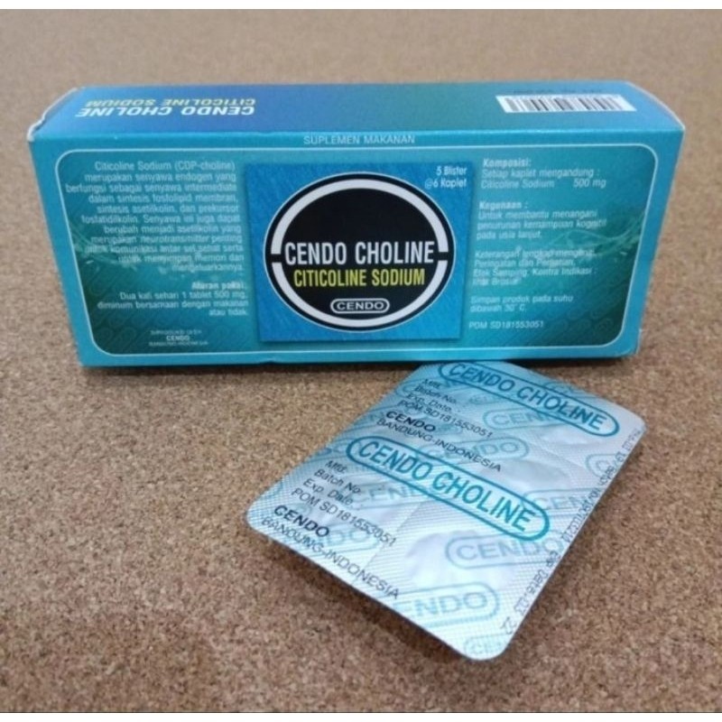 Cendo Choline Box Isi 30 Kaplet