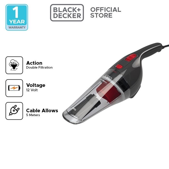 Black+Decker Vacuum Mobil Lighter 12V Basic NV1200AV-B1