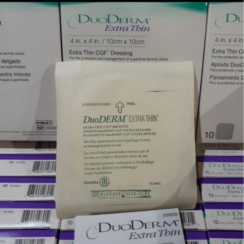 duoderm extra thin 10 x 10 cm