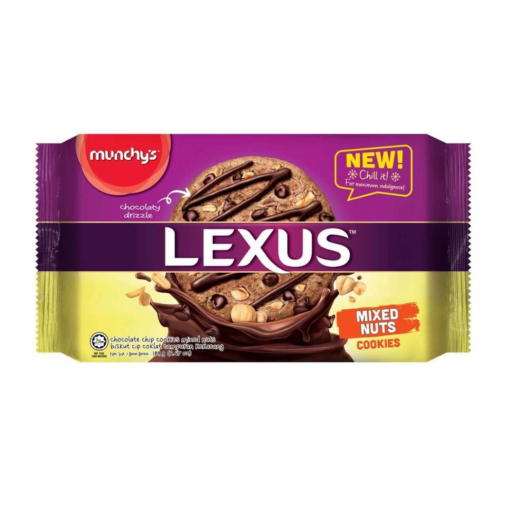 COD Munchys'S Lexus Mix Nuts Cookies 189Gr