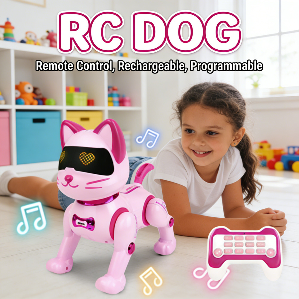 Programming Smart Toys Control Stunts Robot Dog Electric Technology Simulation