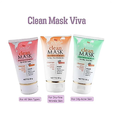 Viva White Clean & Mask Refreshner | Masker