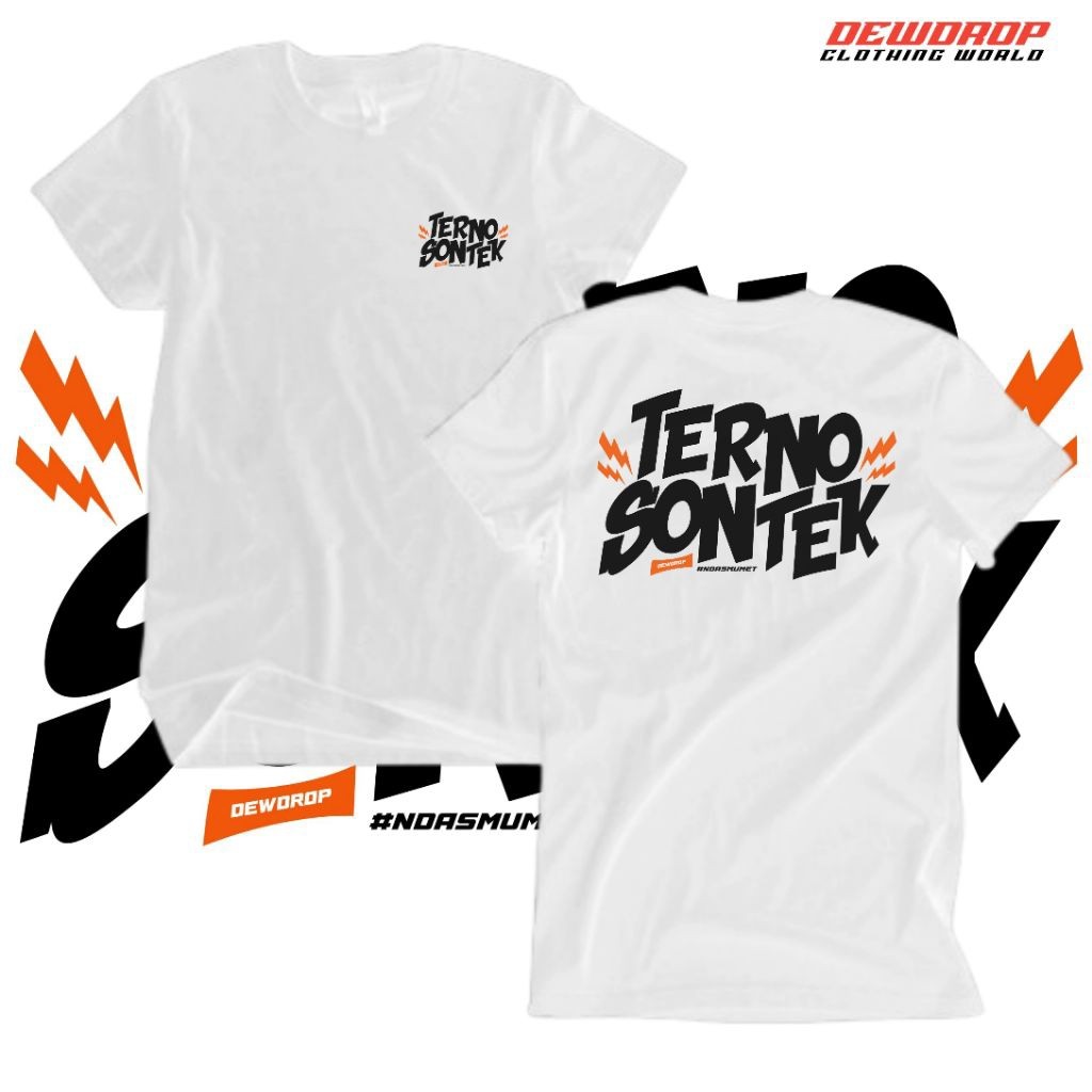Kaos Terno Sontek Unisex Katun Combed 24s