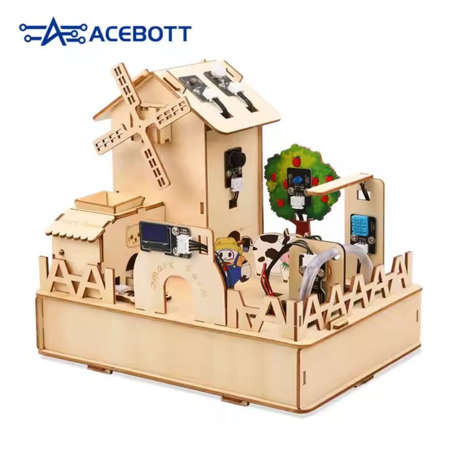 Mainan Edukasi IoT ESP32 Smart Farm Kit​​ Compatible With Arduinoo/Acecode ACEBOTT QE002