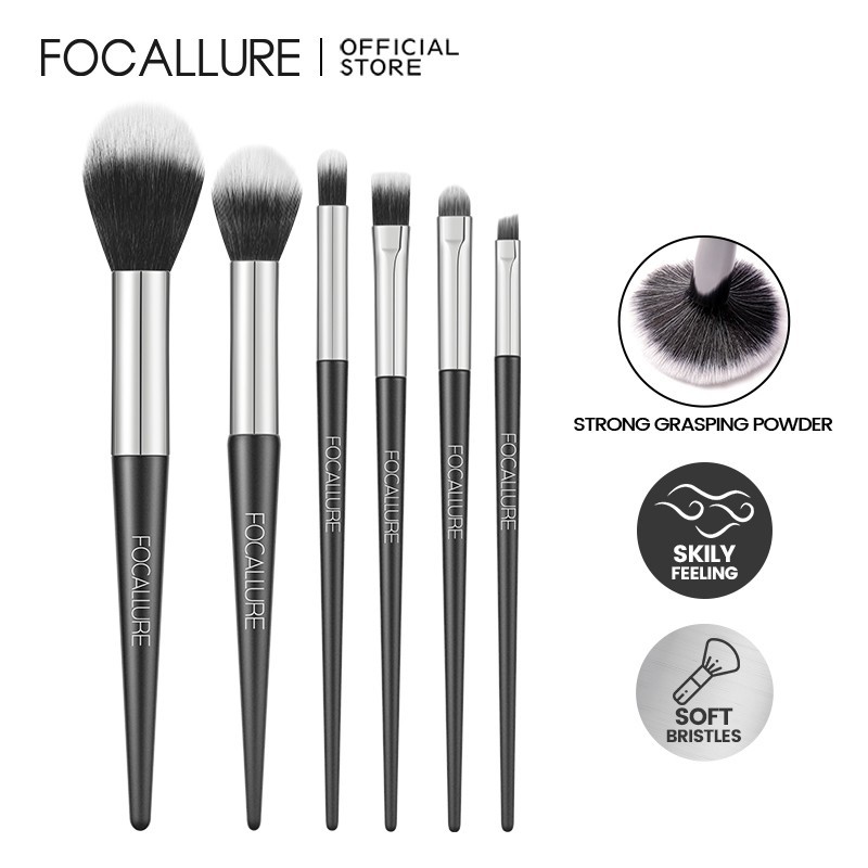 FOCALLURE Brush Set 6PCS Professional Makeup Tools
