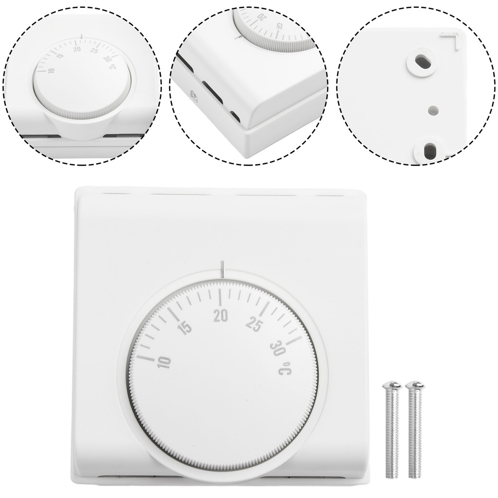 Heating Controller Thermostat 86*86*41MM Central Heating Room Comfortable For Central Heating Systems Practical