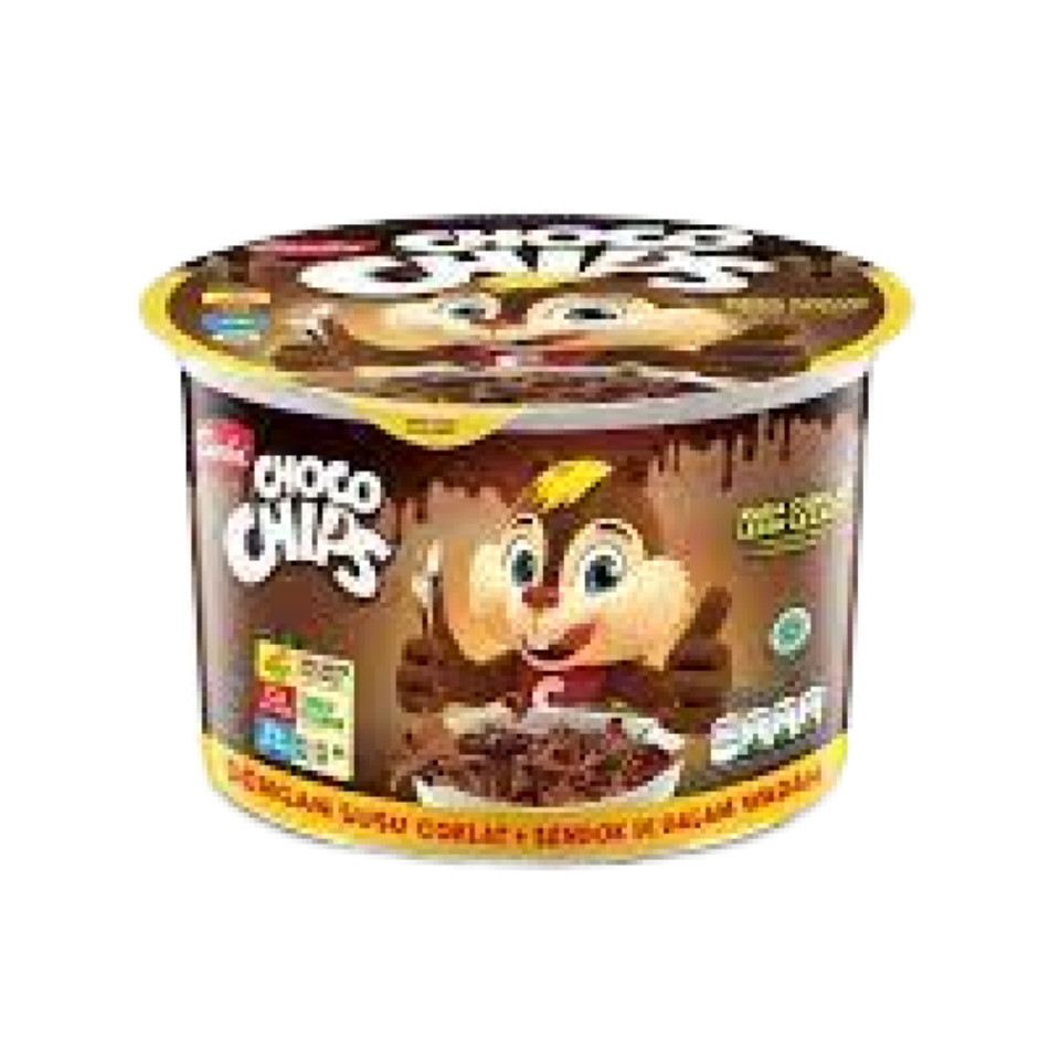Simba Sereal Choco Chips Susu Cokelat Cup 34 gr