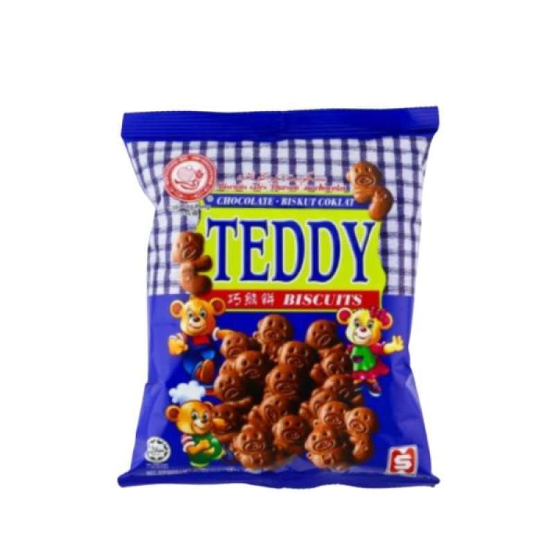 COD Hup Seng Teddy Choco Biscuit 120Gr
