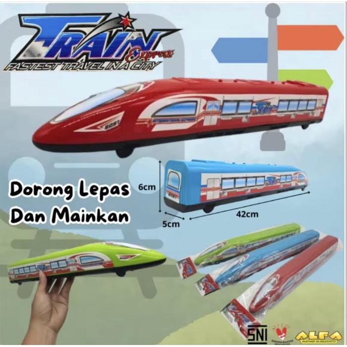 mainan KERETA oct 6051 PULLBACK BISA JALAN / TRAIN / MAINAN