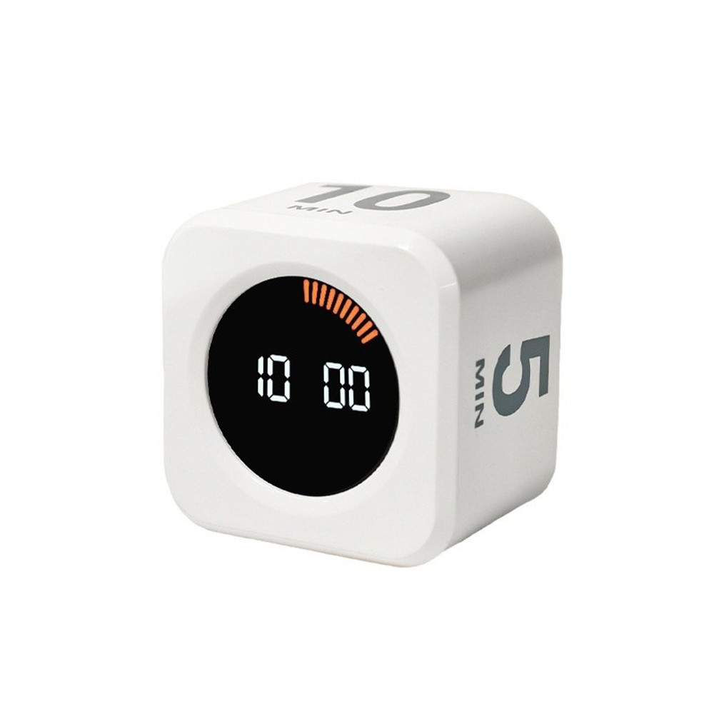 Visual Flip Timer for kids Digital Study Visual Timers Learning Gravity Sensing Cube Flip Learning Management Mini Timer