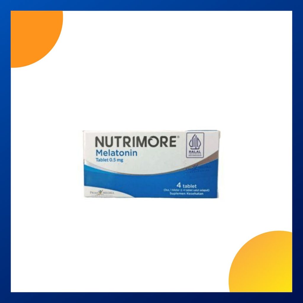 Nutrimore Melatonin 0.5 Mg Box 4 Tablet