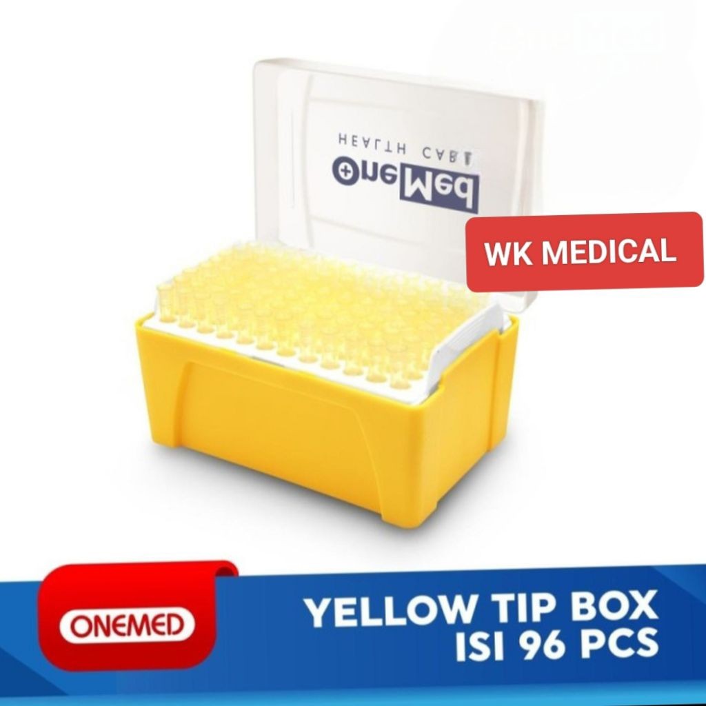 Box yellow tips box isi 96 pcs