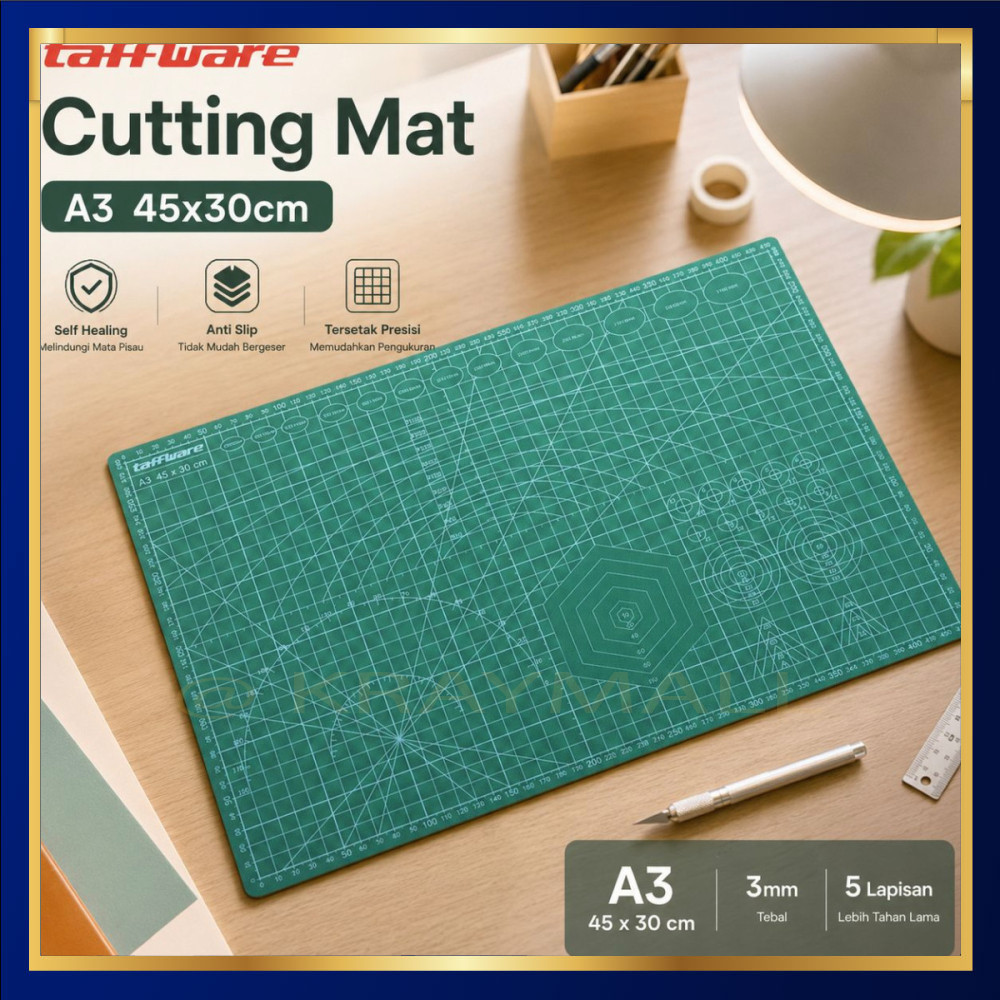 Taffware Work Cutting Mat Pad A3 45 x 30cm