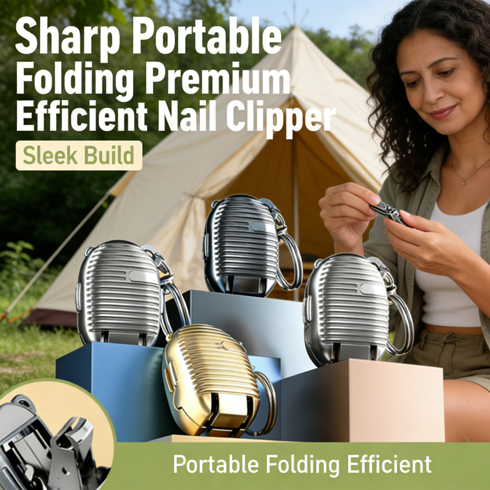 Portable Sharp Nail Clipper Efficient Premium Folding