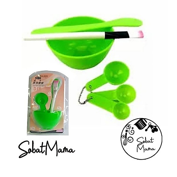 Mangkok masker set dan kuas