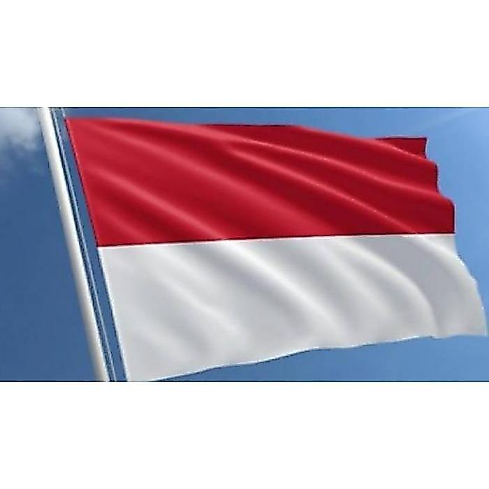 BENDERA MERAH PUTIH PREMIUM 2x3 METER - SATIN