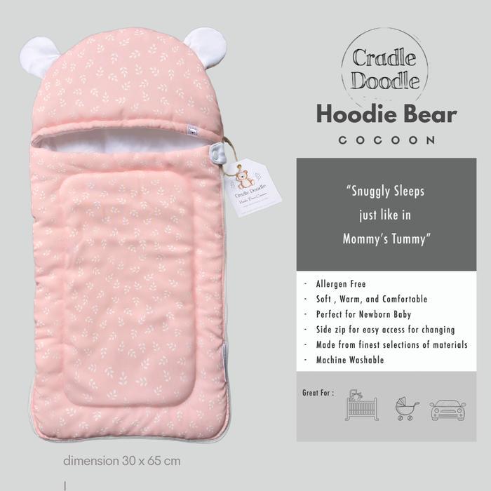 Baby Sleeping Sack - Cocoon - Pink Leaf