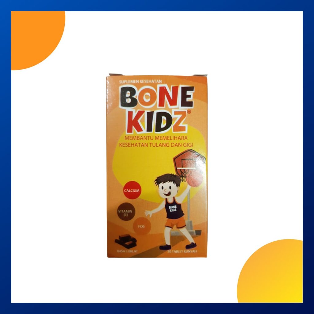 Bone Kidz Rasa Coklat Botol 30 Tablet
