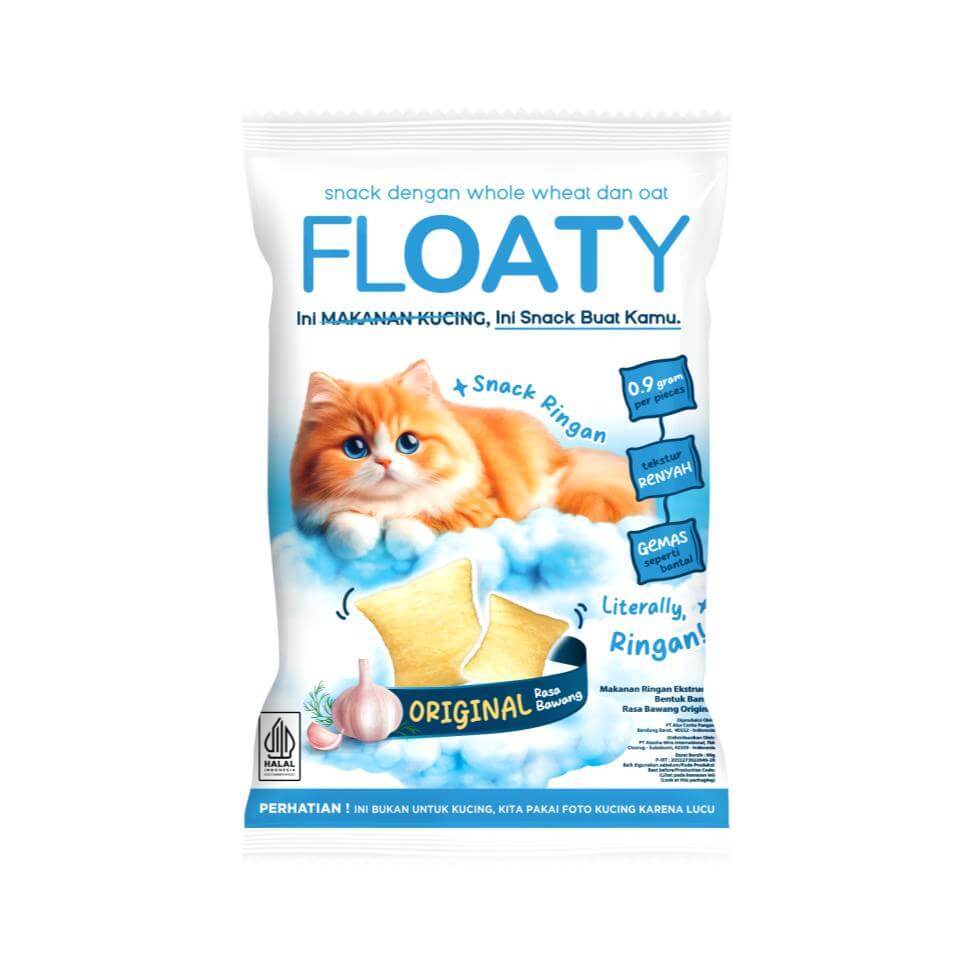 Floaty Snack Original Rasa Bawang 60 gr