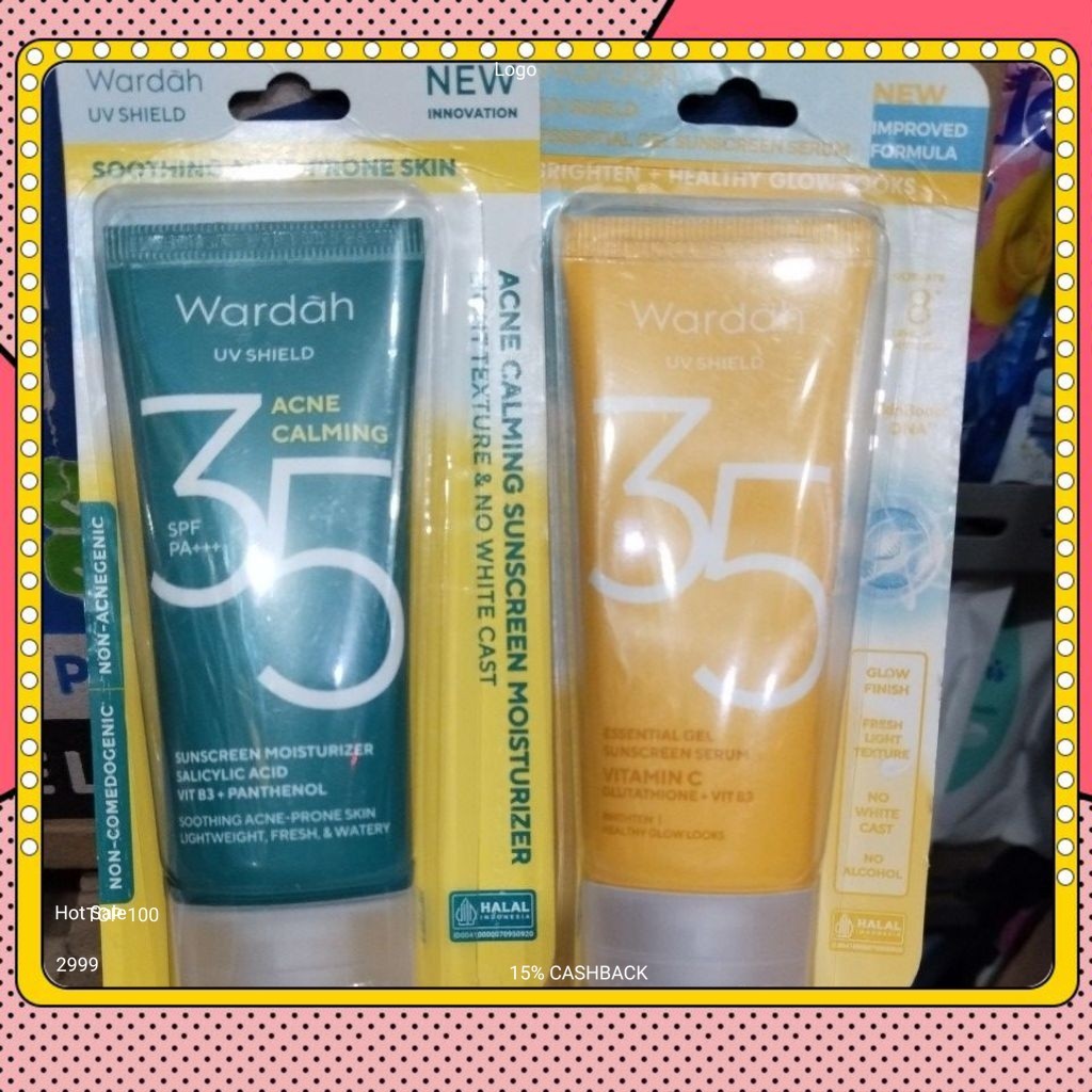 Wardah sunscreen SPF 35 Pa +++