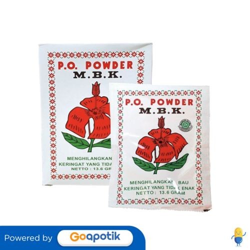 Mbk P.O Bedak Powder Putih 1 Sachet